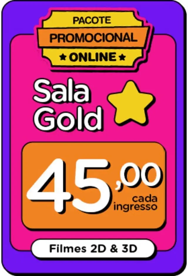 CineShow Sala GOLD - 29/07/2026