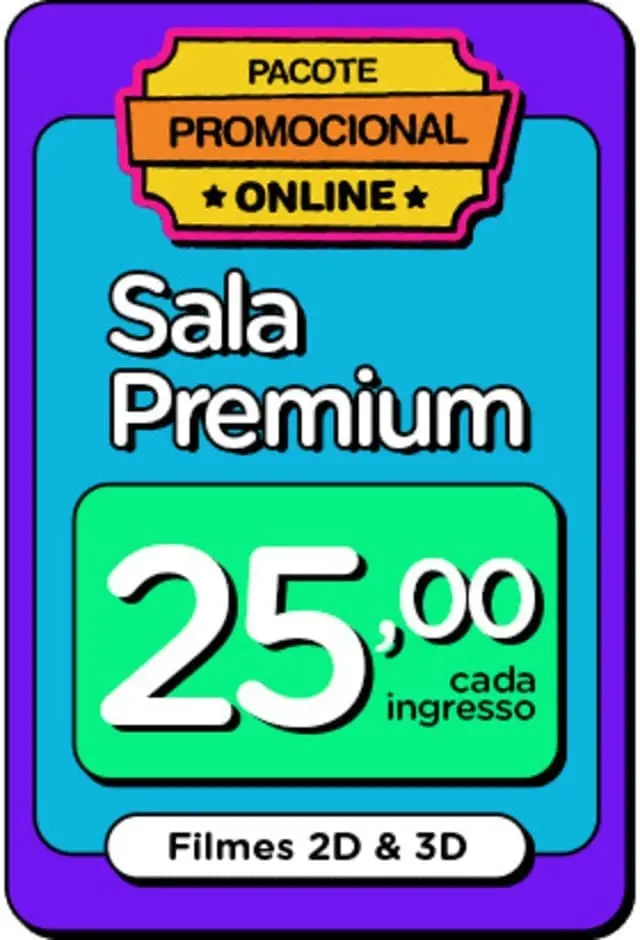 CineShow Sala Premium - 29/07/2026