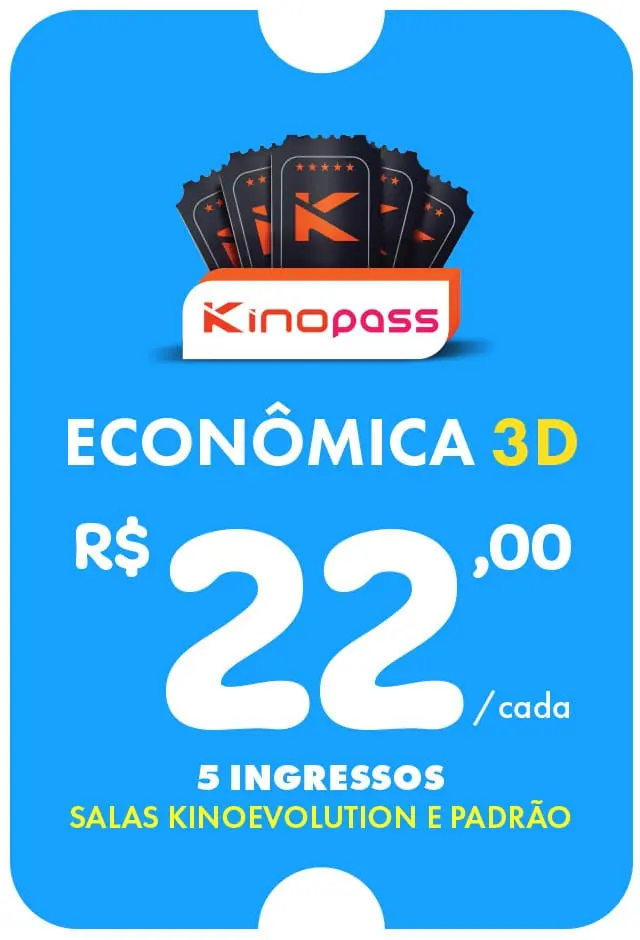Kinopass Econômico 3D - 01/07/2026