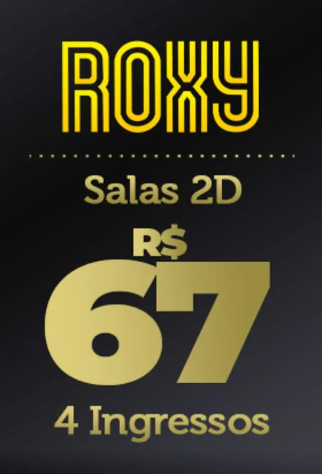 Passaporte Roxy 92 anos - 4 ingressos