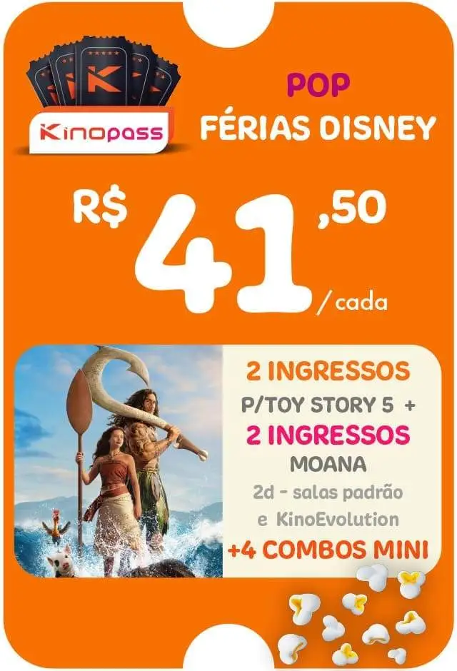 Kinopass POP Férias Disney