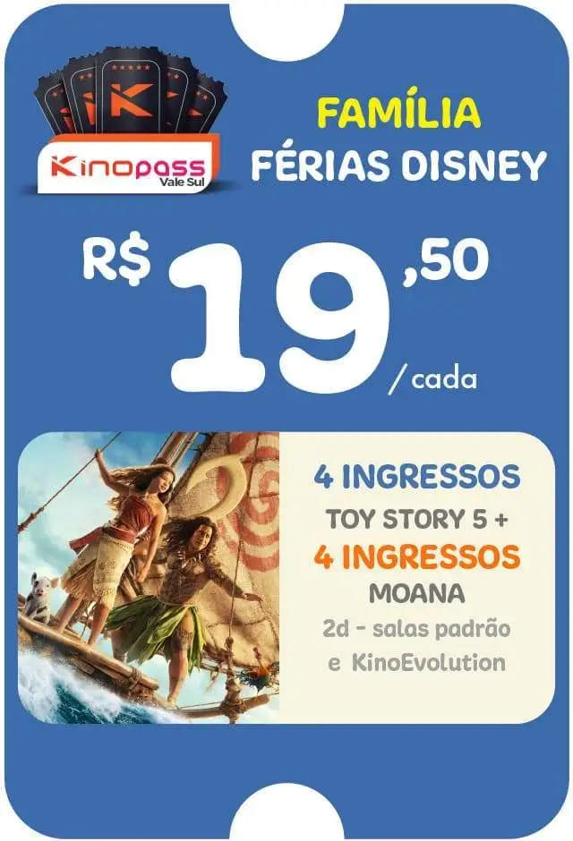 Vale Sul - Kinopass Férias em família Disney